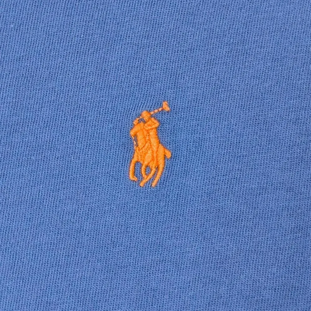 Polo Ralph Lauren Shirt Youth Large‎ 14-16 Blue Long Sleeve Embroidered Pony
